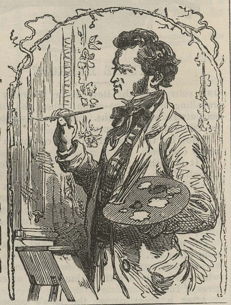Henry Anelay illustration for "British Workman" masthead issue no. 9