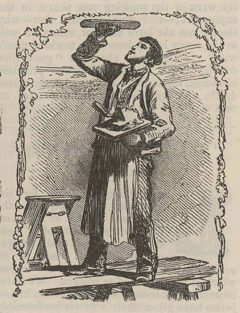 Henry Anelay illustration for "British Workman" masthead issue no. 14